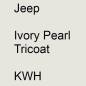 Preview: Jeep, Ivory Pearl Tricoat, KWH.